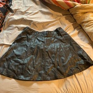 Faux Leather Mini